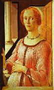 Sandro Botticelli Portrait of a Lady Sweden oil painting artist